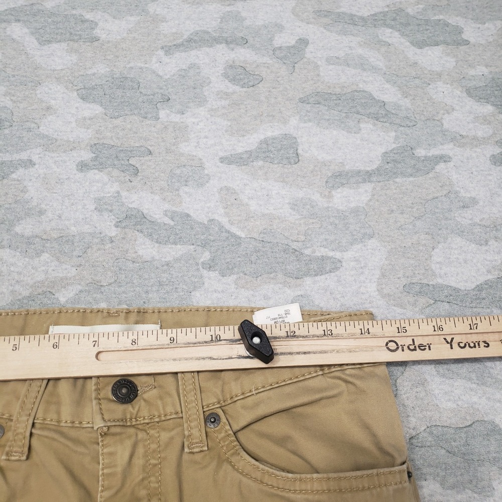 Levi's 511 Pants Youth 28x38 Tan Slim Fit Pockets - Picture 3 of 11